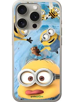 Чохол на iphone 15 pro міньйони
