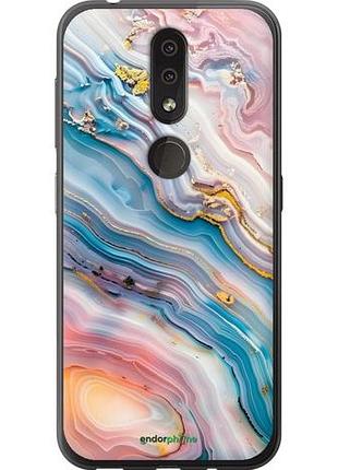 Чехол на nokia 4.2 мрамор красивый нокиа 4.2