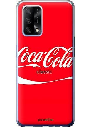Чехол на oppo a74 кока кола оппо а74