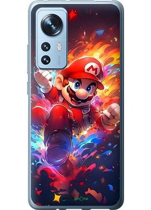 Чехол на xiaomi 12 супер марио сяоми 12