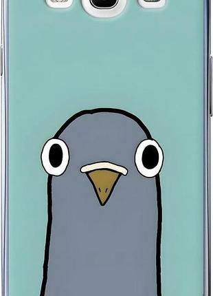 Чехол на samsung galaxy s3 duos i9300i голубь самсунг с3 дуос и9300и