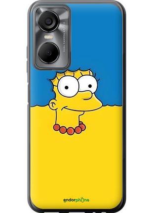 Чехол на tecno pop 6 pro be8 мардж флаг украины текно поп 6 про бе8