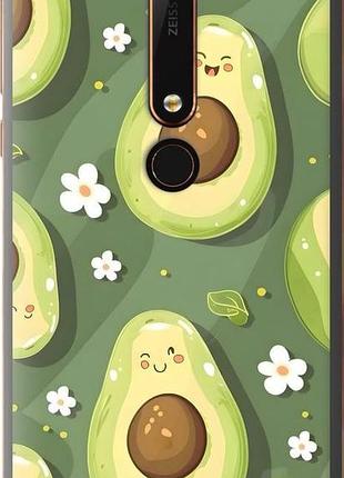 Чехол на nokia 6.1 авокадо нокиа 6.1
