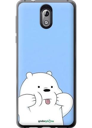 Чехол на nokia 3.1 милый мишка нокиа 3.1