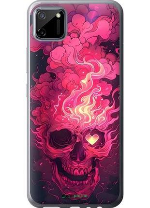 Чохол на realme c11 2020 череп арт