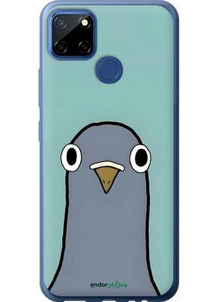 Чехол на realme c12 голубь риалми с12