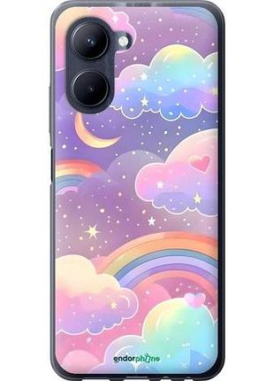 Чохол на realme c33 хмари та веселка