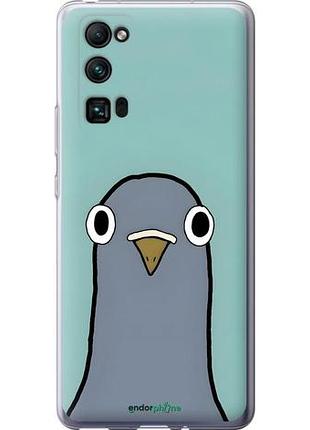 Чехол на huawei honor 30 pro голубь хуавей хонор 30 про