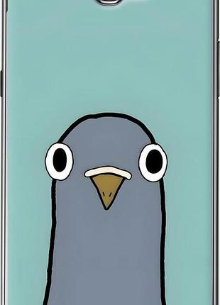 Чехол на samsung galaxy note 2 n7100 голубь самсунг ноут 2 н7100