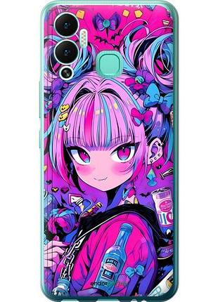 Чехол на infinix hot 12 play аниме милаха