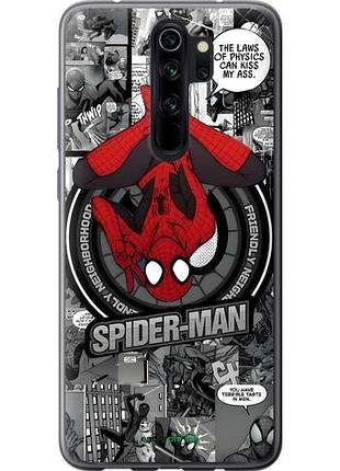 Чехол на xiaomi redmi note 8 pro человек паук, spiderman сяоми редми ноут 8 про