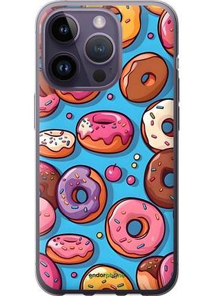 Чехол на iphone 14 pro пончики айфон 14 про