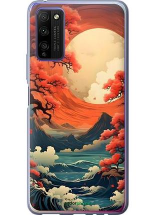 Чехол на huawei honor 30 lite природа японии хуавей хонор 30 лайт