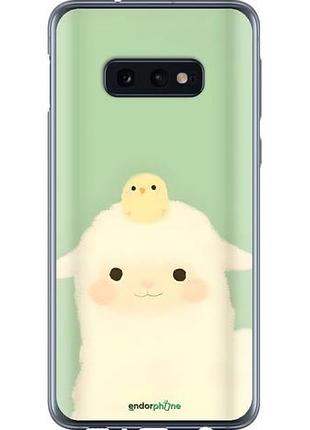 Чохол на samsung galaxy s10e барашок і циплівок