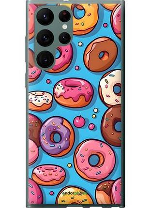 Чехол на samsung galaxy s22 ultra пончики самсунг с22 ультра