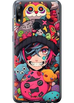 Чехол на asus zenfone max pro m2 zb631kl аниме парень асус зенфон макс про м2 зетб631кл