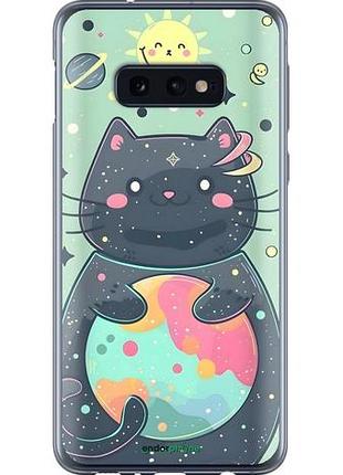 Чохол на samsung galaxy s10e милий котик