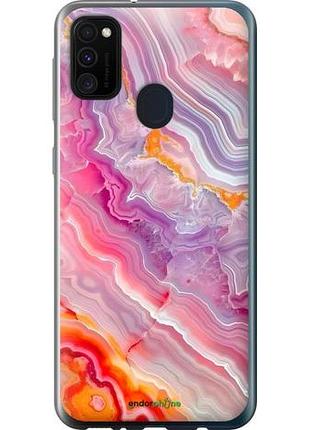 Чехол на samsung galaxy m30s 2019 мрамор 2