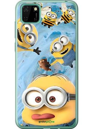 Чехол на huawei y5p миньоны хуавей у5p