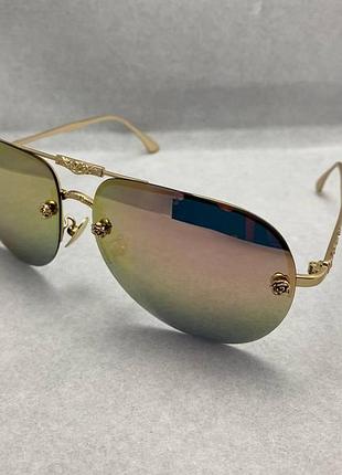 Очки chrome hearts rose 2513 gold