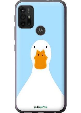 Чехол на motorola moto g30 гусь