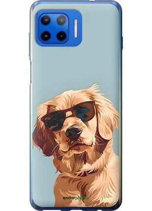 Чехол на motorola moto g plus пес в очках моторола мото г плюс