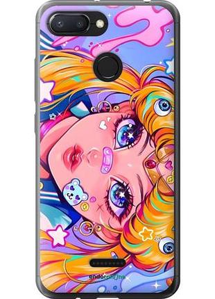 Чехол на xiaomi redmi 6 сейлор мун 4 сяоми редми 6