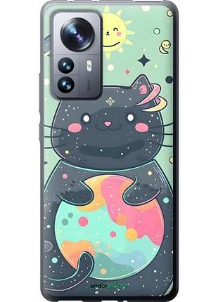 Чохол на xiaomi 12 pro милий котик