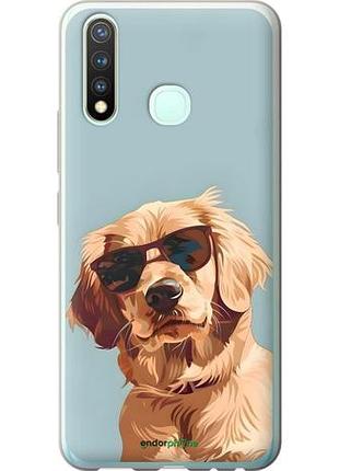 Чохол на vivo y19 пес в окулярах