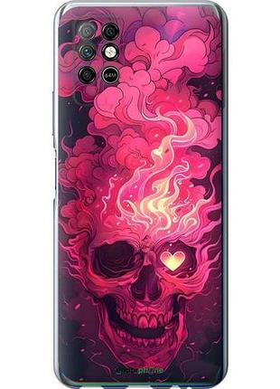 Чехол на infinix note 8 череп арт инфикс ноут 8