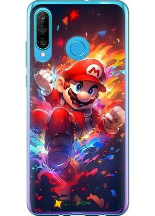 Чехол на huawei p30 lite супер марио хуавей п30 лайт