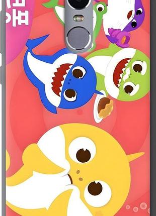 Чохол на xiaomi redmi note 4 бейбі шаркс