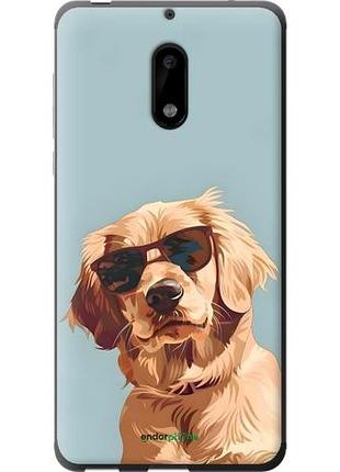 Чехол на nokia 6 пес в очках нокиа 6