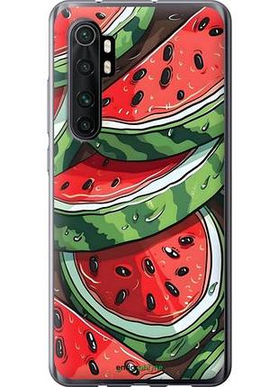 Чехол на xiaomi mi note 10 lite арбуз сяоми ми ноут 10 лайт