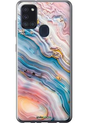 Чехол на samsung galaxy a21s a217f мрамор красивый самсунг а21с а217ф
