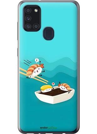 Чехол на samsung galaxy a21s a217f суши самсунг а21с а217ф