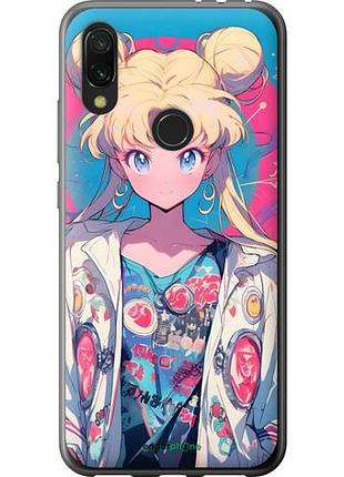 Чехол на xiaomi redmi 7 сейлор мун 2 сяоми редми 7
