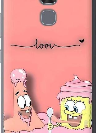 Чехол на asus zenfone 3 max zc520tl спанч боб, sponge bob асус зенфон 3 макс зс520тл