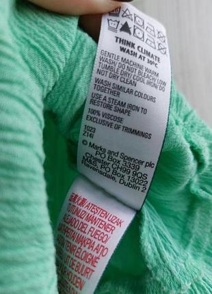 Легковесное летнее платье из вискозы m&amp;s для девочки 6-7р 3
