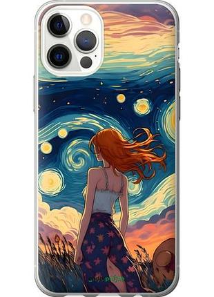 Чохол на iphone 12 pro дівчина арт