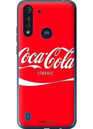 Чехол на motorola g8 power lite кока кола