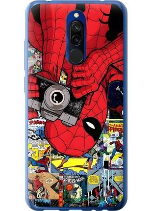 Чехол на xiaomi redmi 8 человек паук, spiderman 2 сяоми редми 8 2