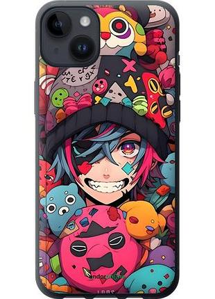 Чехол на iphone 14 plus аниме парень айфон 14 плюс