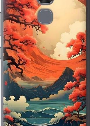 Чехол на asus zenfone 3 max zc520tl природа японии асус зенфон 3 макс зс520тл