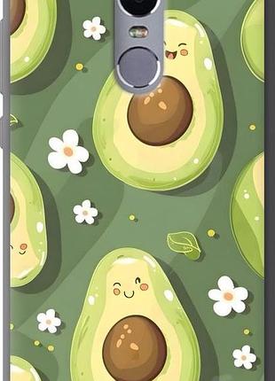 Чехол на xiaomi redmi note 4 авокадо