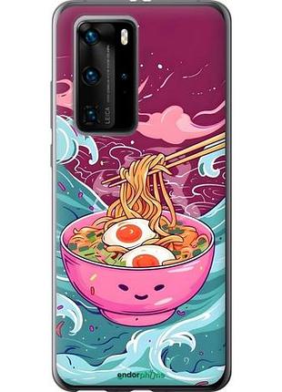 Чехол на huawei p40 pro рамен