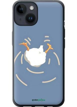 Чохол на iphone 14 гусак пірнає