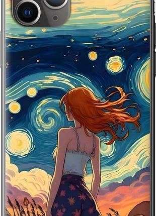 Чохол на iphone 11 pro max дівчина арт