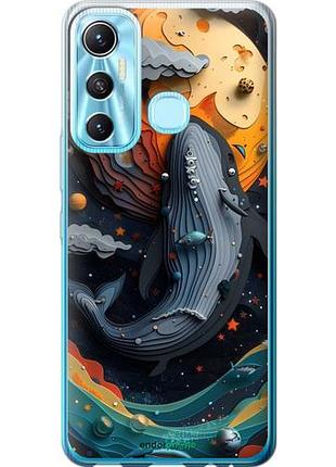 Чехол на infinix hot 11 кит в космосе инфикс хот 11