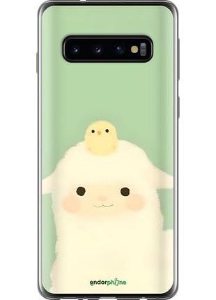 Чехол на samsung galaxy s10 барашек и ципленок самсунг с10